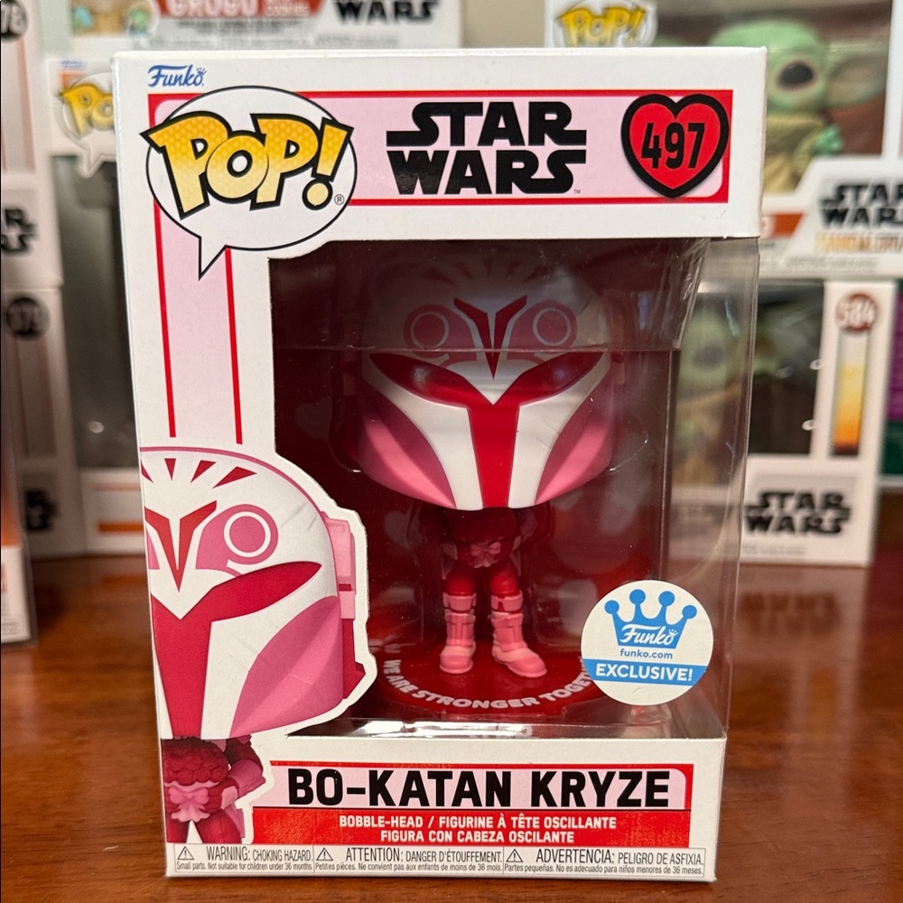 Funko Pop Star Wars Bo-Katan Kryze Pink and White Exclusive